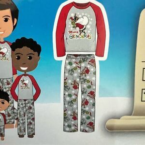 The Grinch Dr Seuss Christmas 2 Piece Pyjamas PJ Set Fleece Unisex kids 4 $48